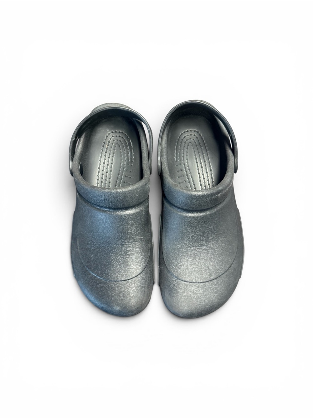CROCS Men's Black Slip-On Clogs with Heel Strap